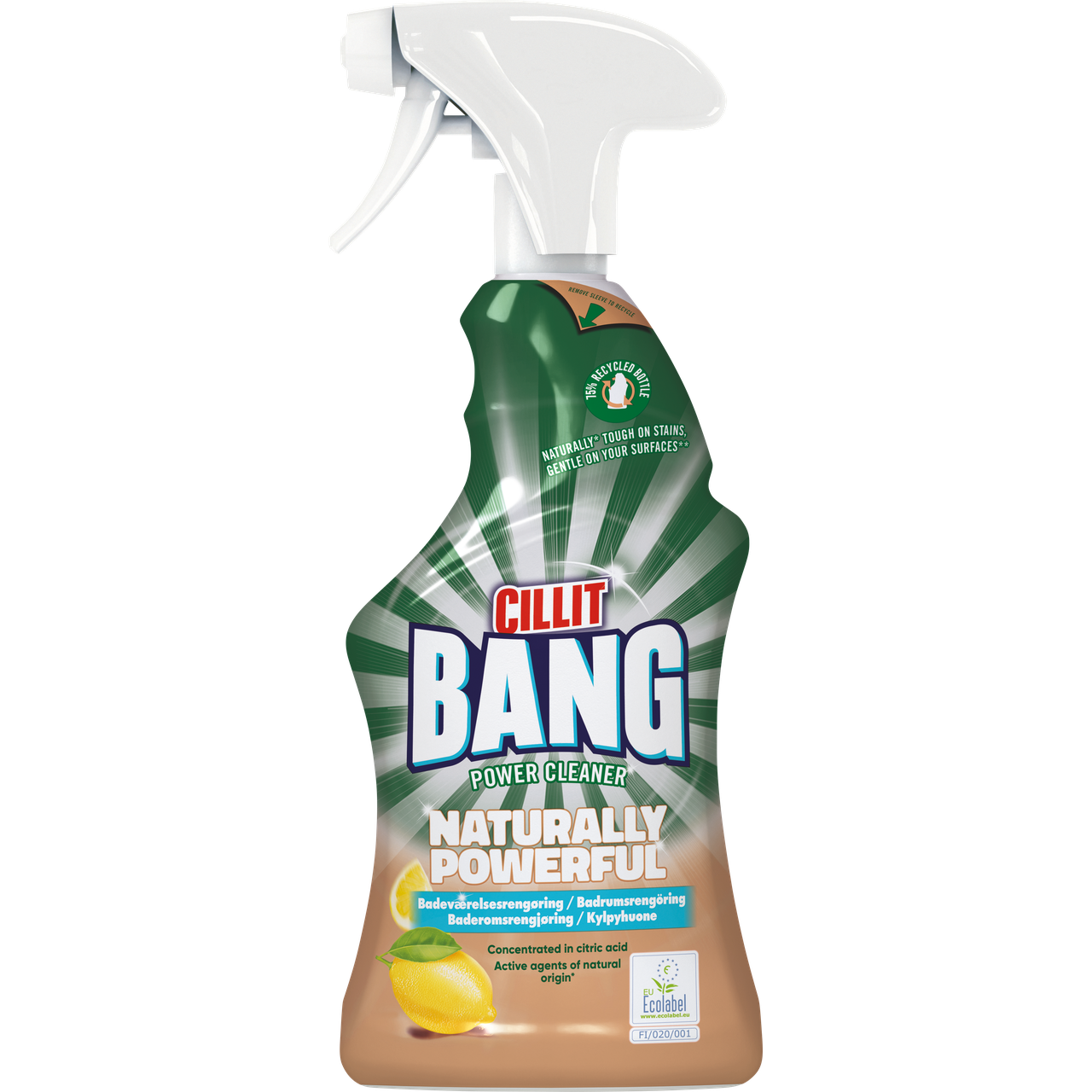  CILLIT BANG NATURALLY POWERFUL – BADRUMSRENGÖRING